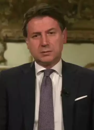 Giuseppe Conte in Suit and Tie