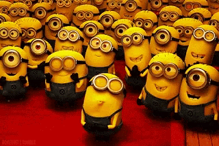 Minions Group on Red Carpet