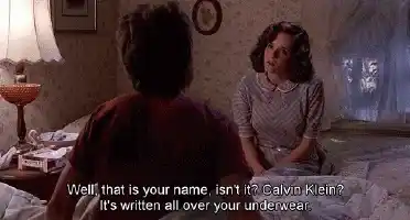 Marty McFly is Calvin Klein in Back To The Future