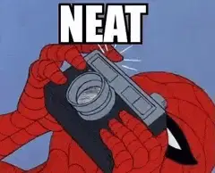 neat spiderman camera flash picture (reddit)