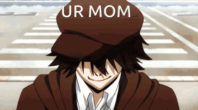Ranpo Edogawa's Mischievous 'UR MOM' Smile