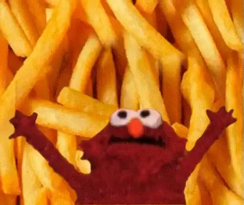 Elmo Fries: Dechartgames Hungry Garden Meme