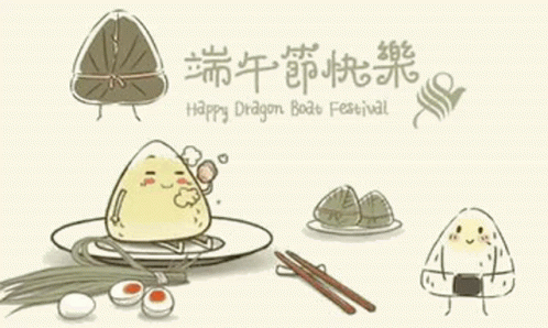 Happy Dragon Boat Festival Cartoon
