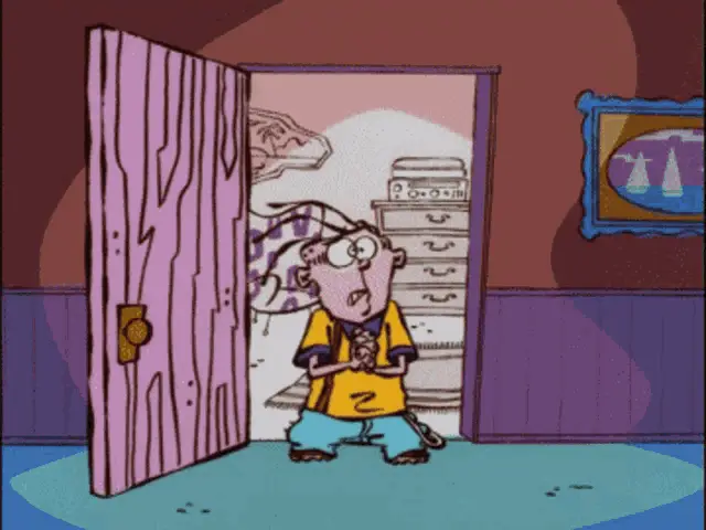 Ed Edd N Eddy: Eddy Pulled into Closet – free GIF download