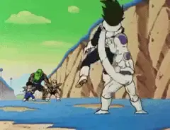 DBZ Kai-Frieza tortures Vegeta