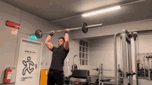 Standing Barbell Press Workout