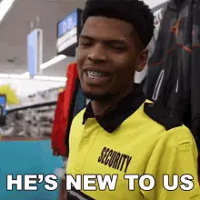 Hes New To Us Rickey