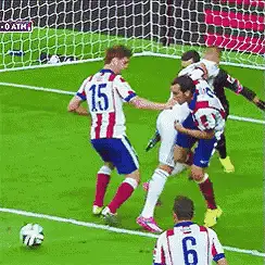 Atlético Madrid Football Match Action
