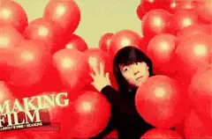 ahm..Micky shii having fan with the red ballons?