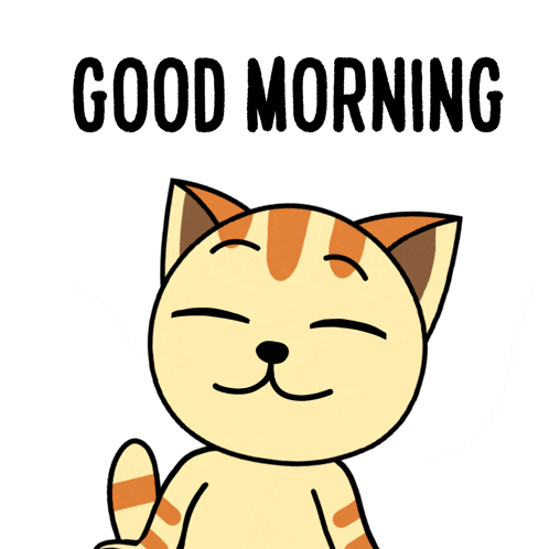 Purrlene The Cat Good Morning