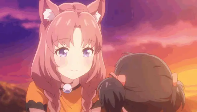 Chiyo Neko Comforts Friend