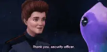 Thank You Security Officer Captain Kathryn Janeway