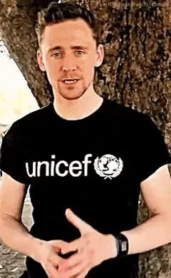 Tom Hiddleston for Unicef UK