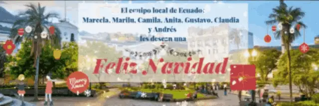 Feliz Navidad del equipo de Ecuador