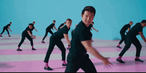 Simu Liu Dancing in Barbie Movie