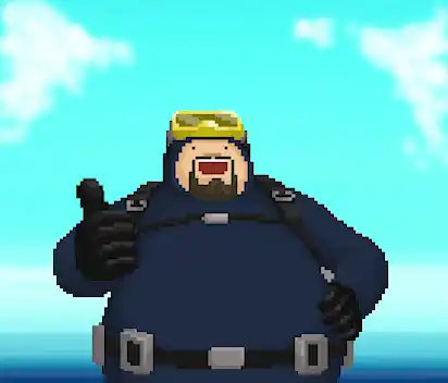 Godtone Dave Pixel Art Thumbs Up