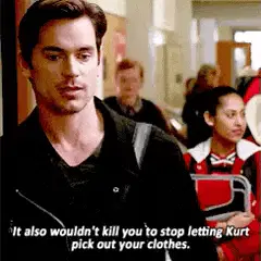 1k mine klaine kurt hummel glee blaine anderson cooper anderson idio t