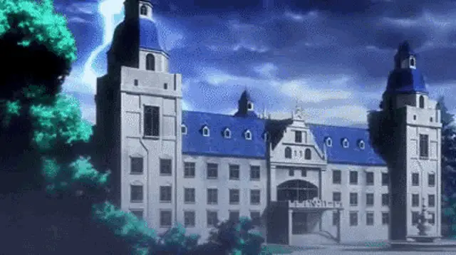 Anime Mansion with Lightning