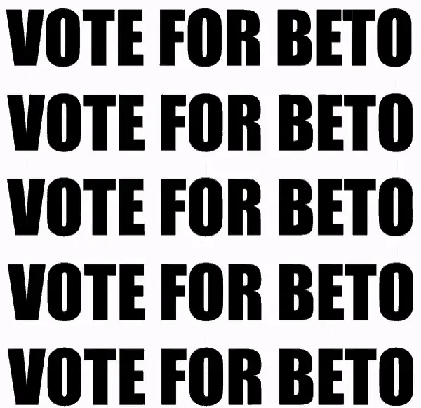 Vote For Beto O'Rourke Campaign