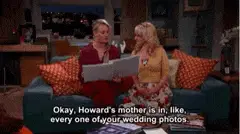 bernadette rostenkowski the big bang theory gif