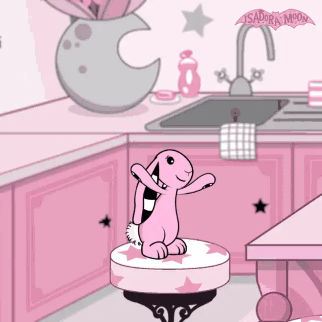 Isadora Moon: Pink Bunny Jumping
