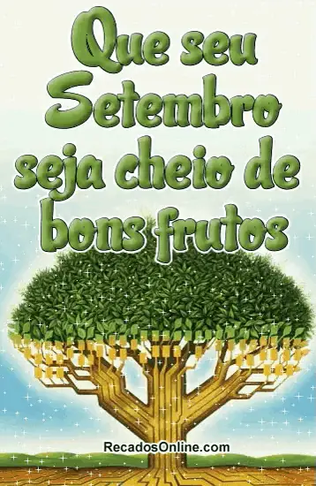 Setembro: Árvore e Recado