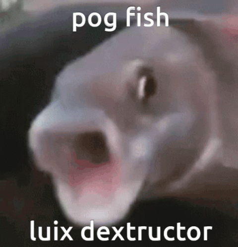 Luix Dextructor Pog Fish Meme
