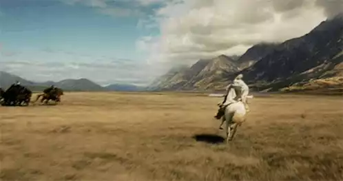 Lord of the Rings: Gandalf on Shadowfax