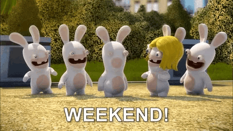 Rabbids Celebrate the Weekend!