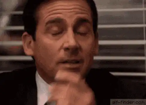 Michael Scott's Exasperated Reaction