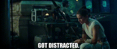 Star Wars: Rey Got Distracted