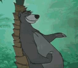 Baloo's Relaxing Backscratch in The Jungle Book