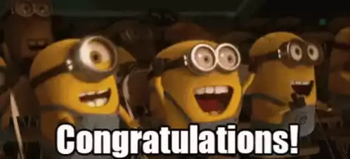 Minion Congrats
