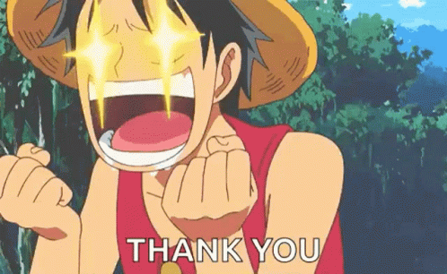 Luffy's Thank You