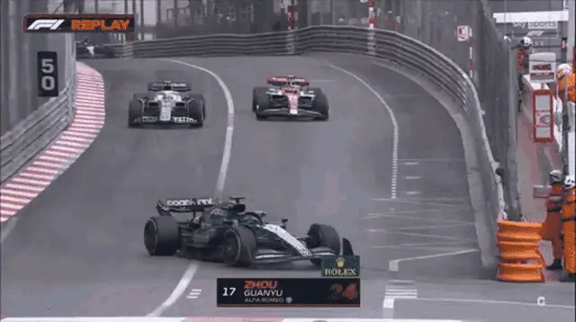 Zhou Guanyu's F1 Drift Replay