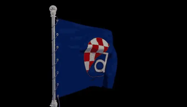 Dinamo Zagreb Flag Waving