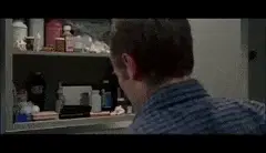 Freddy in the mirror