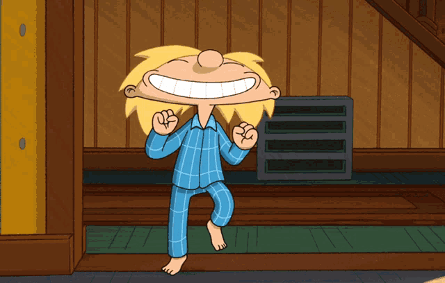 Arnold's Happy Dance in Hey Arnold!