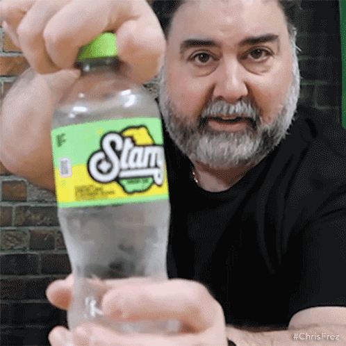 Chris Frezza Opening Starry Soda Bottle