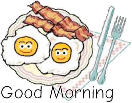 Good Morning Breakfast Cartoon