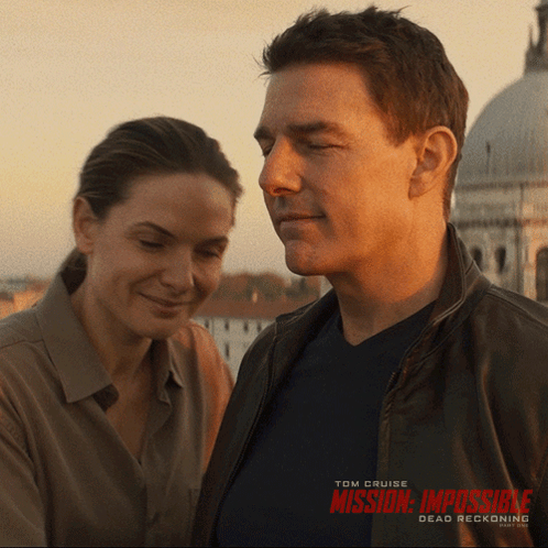 Ethan Hunt and Ilsa Faust's Mission Impossible Embrace