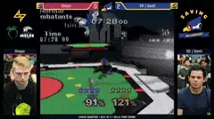 Saving Mr. Lombardi  - Ginger (Falco) VS SD | Santi (Falco) - SSBM - Losers Quarters
