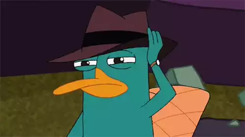 Perry The Platypus Adjusts Fedora