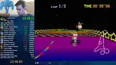 Mario Kart 64 150cc All Cups (Skips) Shortcut Speedrun 25:46 (World Record)