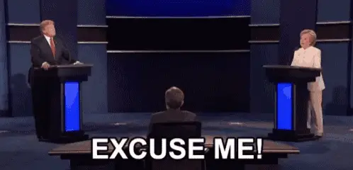 Trump & Clinton: Excuse Me, My Turn Debate