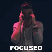 Focused Justin Bieber
