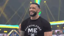 Roman Reigns Laughing Roman Laugh