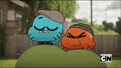 Gumball Watterson and Darwin Shocked