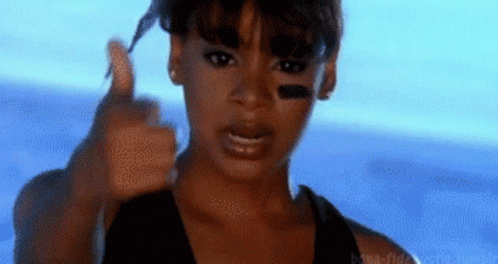 Lisa 'Left Eye' Lopes of TLC Gives Thumbs Up – free GIF download | meme platform | memes GIF
