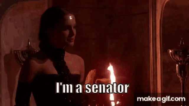 Padme: I'm a Senator